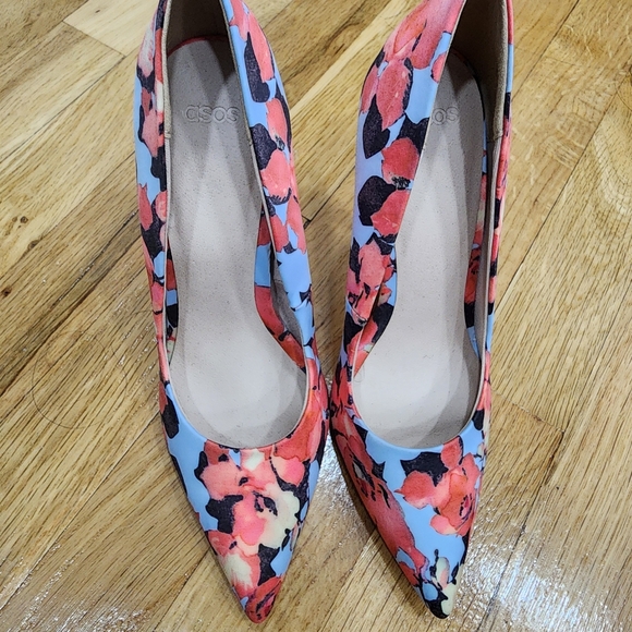 ASOS floral high heel shoes - Picture 5 of 10
